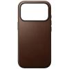 Nomad Magnetic Leather Back for Apple iPhone 17 Pro Max, Horween Leather, Brown-36165-01