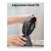 Moxedo Mini Portable Fan Desktop 5 Blade 3 Speed USB Rechargeable Battery With Fragrance Pad, Black, MX-DF014-34093-01