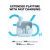 Anker Soundcore K20i, 36H Playtime, Fast Charge, Clear Sound, Comfortable Fit, ENC 2 Mic Clear Calls, Custom EQ, IPX5, App Control, Wireless Bluetooth In Ear Earbuds, Blue, A3994H31-29068-01