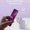 Anker 623 Maggo 2 In 1 Wireless Charging Station Usb C Charger For Cellular Phones, Violet, B25682V1-20895-01