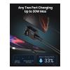 Moxedo Lite 30W GaN Charger USB A, USB C Ports, Fast Charging PD 3.0, ML-C011-34086-01