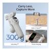 Dji Osmo Mobile 7, Built In Tripod, Ultra Light, 3 Axis Phone Gimbal,Activetrack 7.0, One Tap Edit, Phone Charging Vlogging Stabilizer YouTube Video, Handheld Gimbal Stabilizer For iPhone And Android Smartphones, White-34144-01