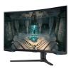 Samsung Odyssey G6, 32 Inch QHD 240Hz Refresh Rate Curved HDR Display, Eye Saver Mode, Flicker Free, Game Mode, Adaptive Picture, Speaker With Adaptive Sound, Remote Access, Gaming Monitor With FreeSync, LS32BG650EMXUE-32162-01