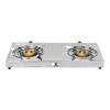 Geepas, 2 Cast Iron Burner Stove, Low Consumption And Improved Flow For Efficient Heating, Auto Ignition System, LPG Stovetop, Stainless Steel Gas Cooker, GK679N-33525-01