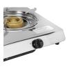 Geepas, 2 Cast Iron Burner Stove, Low Consumption And Improved Flow For Efficient Heating, Auto Ignition System, LPG Stovetop, Stainless Steel Gas Cooker, GK679N-33527-01