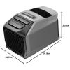 EcoFlow WAVE 3 Portable Air Conditioner, 6100BTU ,1800W Cooling Capacity, 6800BTU (2000W) Heating Capacity, Automatic Function, Dehumidification Function, Sleep Mode, IPX4 Rating-36686-01