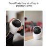 Anker eufy Baby Monitor E21, 1080p HD Video, Night Vision, Two Way Audio, White, E21-38658-01