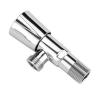 Geepas, Silver With Chrome Plated, Quick Turn Cartridge, 1X100 Angle Valve, GSW61134-29002-01