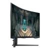 Samsung Odyssey G6, 32 Inch QHD 240Hz Refresh Rate Curved HDR Display, Eye Saver Mode, Flicker Free, Game Mode, Adaptive Picture, Speaker With Adaptive Sound, Remote Access, Gaming Monitor With FreeSync, LS32BG650EMXUE-32166-01