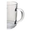 Royalford 210ML 3Pc Glass Mug With Handle -11009-01