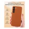 Samsung Galaxy S24 Plus Vegan Leather Case, Brown, GPFPS926HCAAW -32008-01