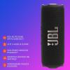JBL Flip 7 Portable Waterproof and Drop-Proof Speaker, Bold Pro Sound with AI Sound Boost, 16Hrs of Playtime, and PushLock System with Interchangeable Accessories Black-36125-01
