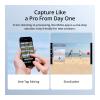 Dji Osmo Mobile 7, Built In Tripod, Ultra Light, 3 Axis Phone Gimbal,Activetrack 7.0, One Tap Edit, Phone Charging Vlogging Stabilizer YouTube Video, Handheld Gimbal Stabilizer For iPhone And Android Smartphones, White-34145-01