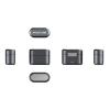 Hollyland Lark M2S, Wireless Lavalier Microphone Mini Combo Titanium Clip, 300m Range, Compatible With iOS And Android, Black-35102-01