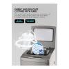 Geepas, Fully Digital Control And Automatic Top Load Washing Machine, 8 Wash Programs With Strong Pulsator, 8KG Fully Automatic Washing Machine, Metallic Grey, GFWM8823SX -30943-01