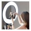 Rtako 18 Inch Ring Light With 3 Phone Holders With Tripod, AR-GTB01-18S-28462-01