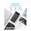 Anker PowerCore, 20000mAh With Built In USB C Cable, 87W Max Fast Charging Power Bank, A1383H11-29037-01