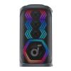 Anker Soundcore Rave 3, 160W, With 2 Microphones, 6.35mm Port, Battery Life Up To 12 Hours, Beat Synced HexaGlow Light Show, Portable Bluetooth Party Speaker, A31A3011-29183-01
