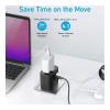 Anker 65W Multi Port Travel Charger With 2 USB Ports And 2 Type C Ports, Black, A9213-32407-01