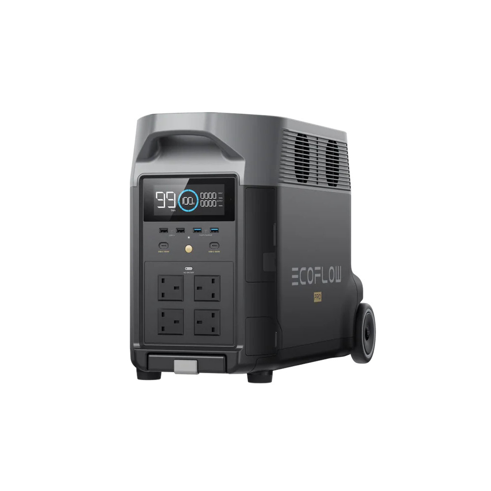 EcoFlow DELTA Pro Portable Power Station, 3600Wh LiFePO4 Battery, 3600W Output, Expandable 25kWh, Fast Charging-36643