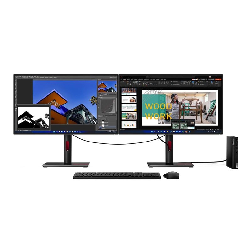 Lenovo ThinkCentre M70q Gen 4 Tiny, 8GB RAM, 512GB SSD, Desktop Computer, 12E3002JGR-31361