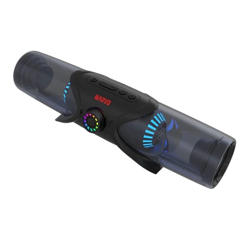 Marvo RGB Bluetooth Speaker, Wireless Stereo Portable Gaming Soundbar, SG-100-31481