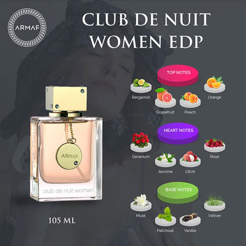 Armaf Club De Nuit Women Eau De Parfum Spray For Women 105ML-36048