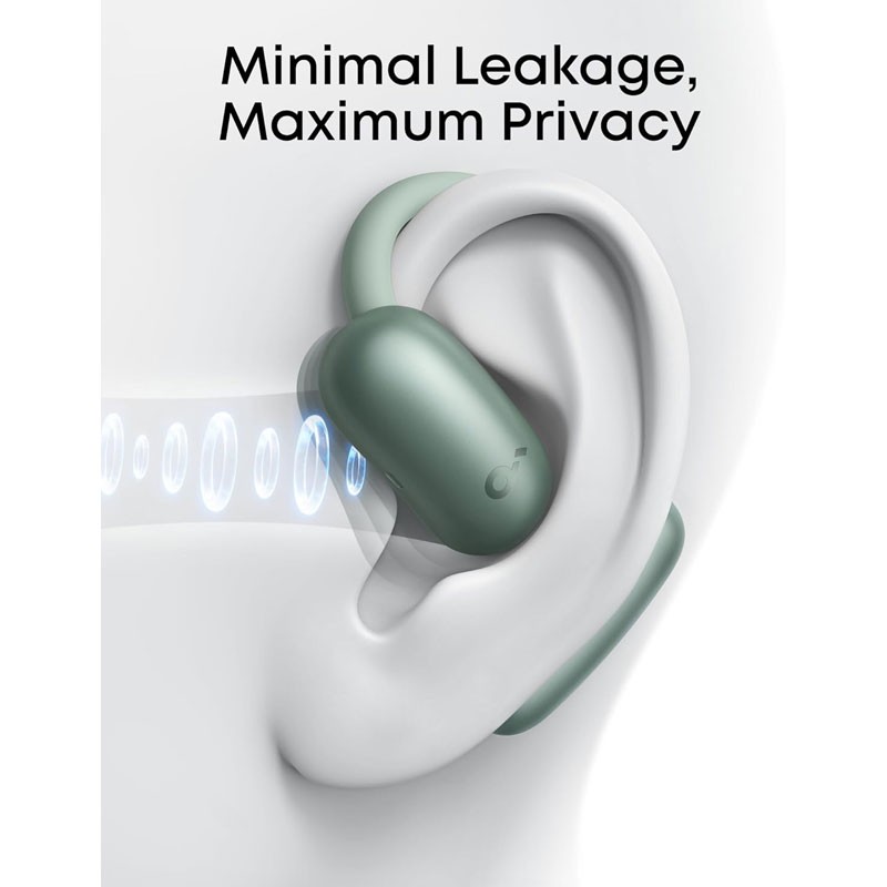 Anker Soundcore AeroFit 2 Open-Ear, Bluetooth 5.4, 42H Playtime Wireless Earbuds, Green, A3874H21-36492