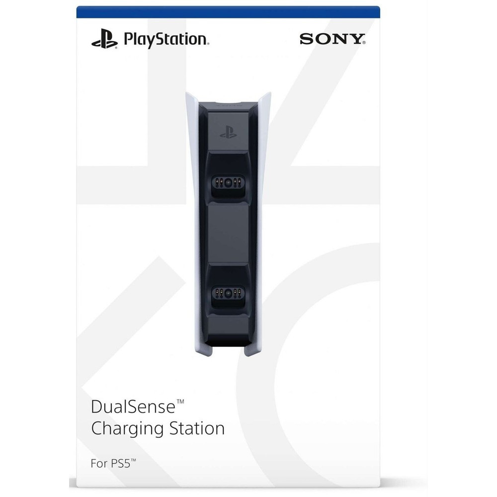 PlayStation DualSense Charging Station, Dual Controller Fast Charging Dock, White, PLAY585-38176