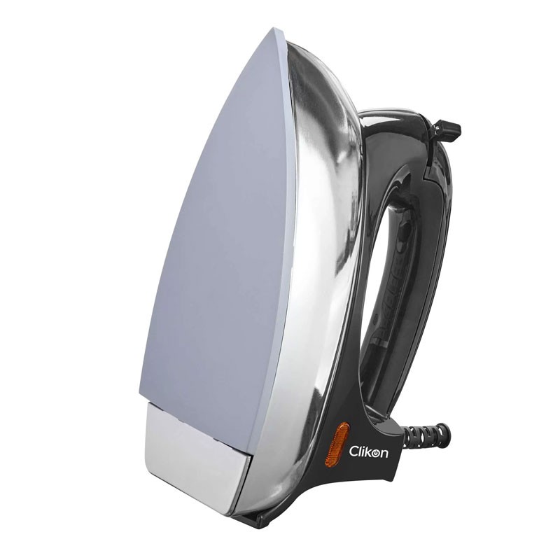 Clikon, Smart Shutoff Function, Anti Rust Silver Coated Metal Cover, 1200W Smart Heavy Iron Box, CK4135-35032