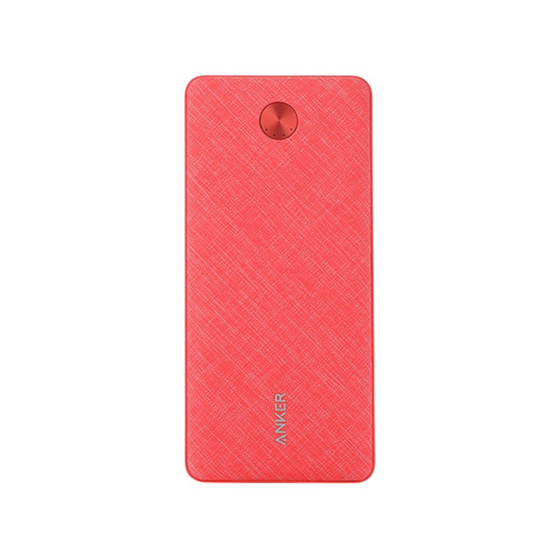 Anker PowerCore Metro Essential 20000mAh 20W PD Power Bank, Fabric Red, A1287H92-20855