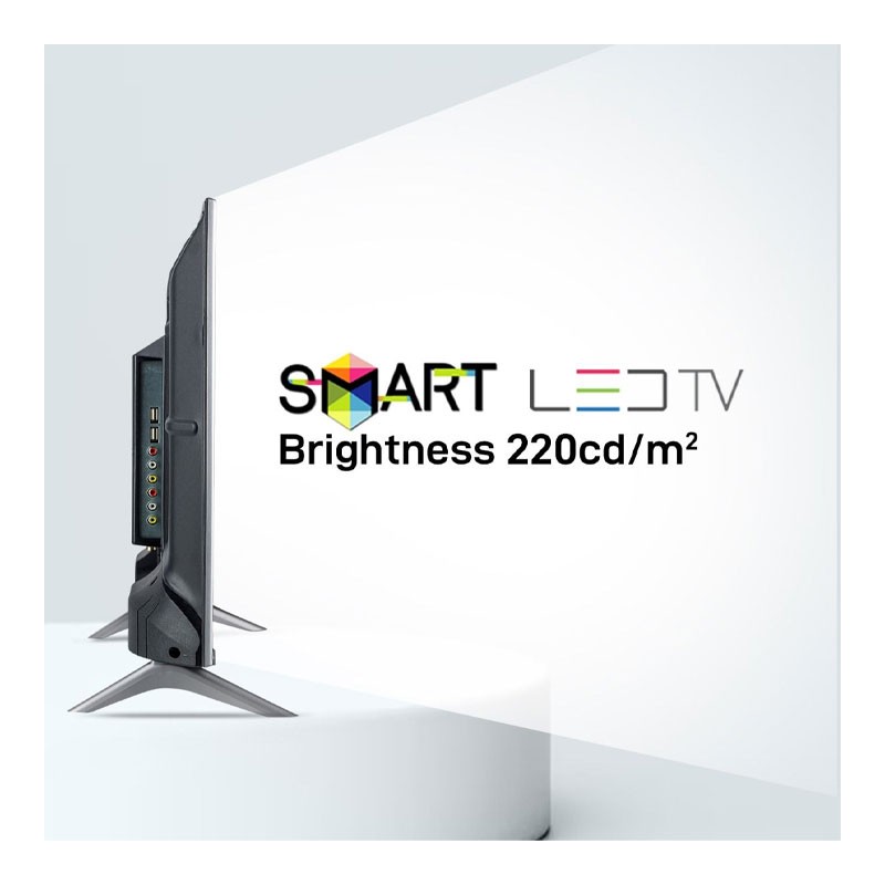 Geepas, Slim LED, 3.5mm, 1 HDMI And 2 USB Ports, WiFi, Card Slot, YouTube, Netflix, Amazon Prime Compatibility, 32 Inch Android HD Smart LED TV, GLED3202SEHD-33558