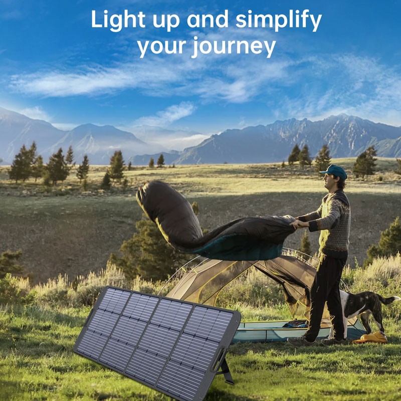 Choetech 120W foldable solar panel charger portable for outdoor and camping use-36601