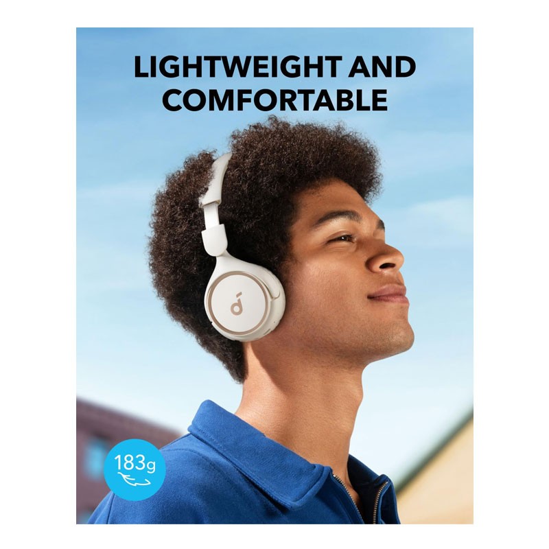 Anker Soundcore H30i, 40mm Pure Bass Drivers, 70 Hrs Battery, Foldable Design, App Connectivity, Dual connection, Wireless Bluetooth OnEar Headphone, Black, A3012H21-29073