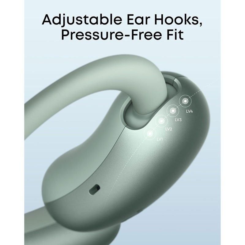 Anker Soundcore AeroFit 2 Open-Ear, Bluetooth 5.4, 42H Playtime Wireless Earbuds, Green, A3874H21-36493