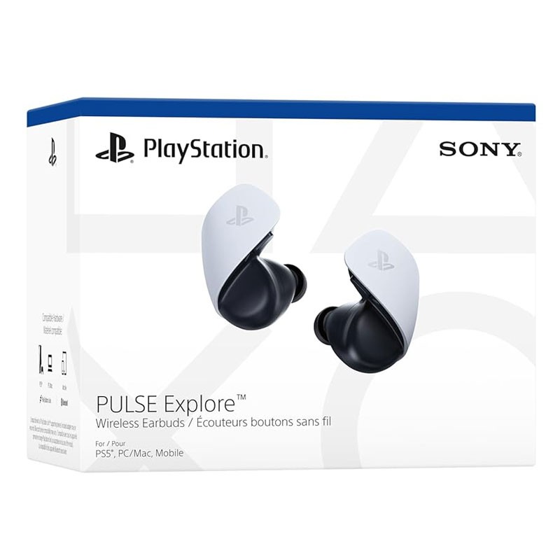 Sony Playstation Pulse Explore, Dual Device Connectivity, AI Enhanced Noise Rejection, Command And Control, Wireless Bluetooth Earbuds For PS5, PC, MAC And Mobile-23945