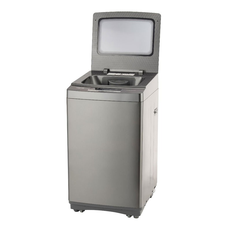 Geepas, Fully Digital Control And Automatic Top Load Washing Machine, 8 Wash Programs With Strong Pulsator, 8KG Fully Automatic Washing Machine, Metallic Grey, GFWM8823SX -30939