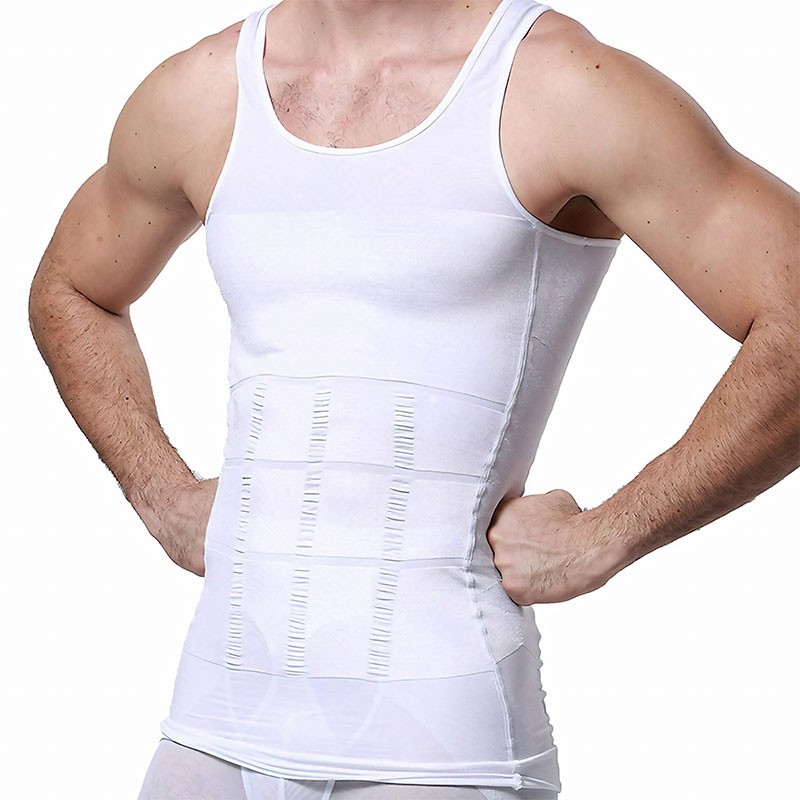 2 Pc Slim N Lift Slimming Shirt For Men ,Combo-5816