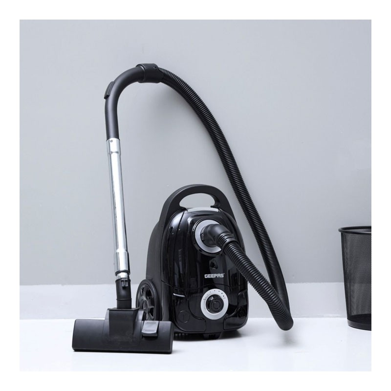 Geepas, 2600W Powerful Motor, 3L Capacity Cloth Bag And Metal Tube, Speed Control With Low Noise, Vacuum Cleaner, GVC19023-31103
