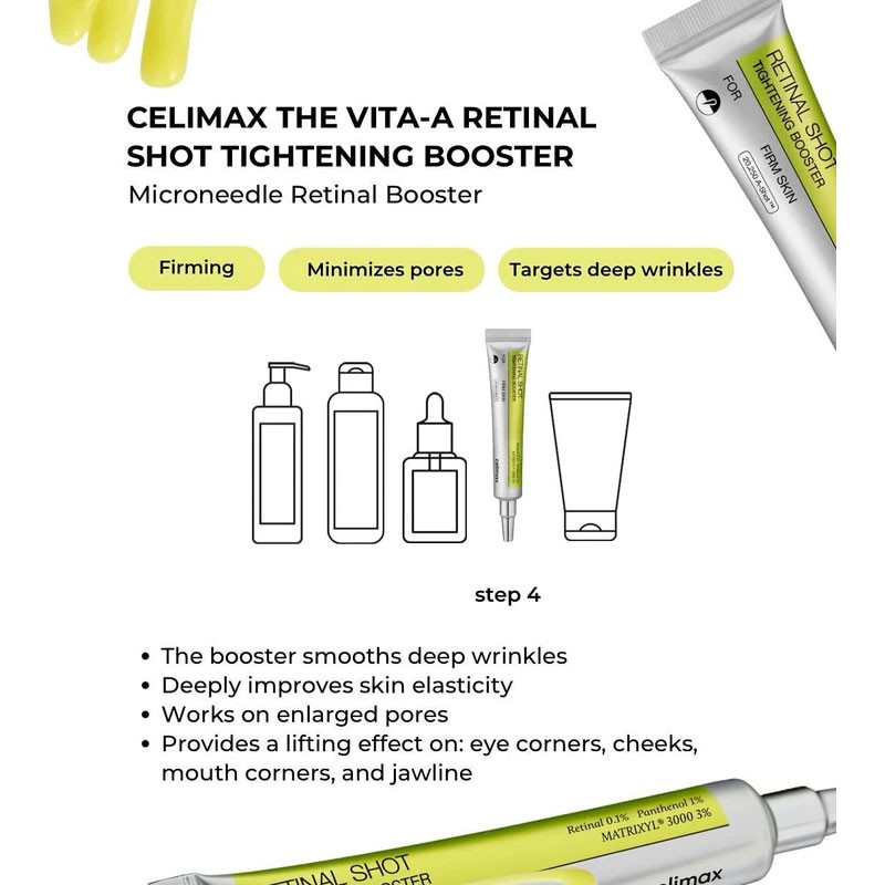 Celimax Vita A Retinal Shot Tightening Booster Anti-Aging 15ml-36592