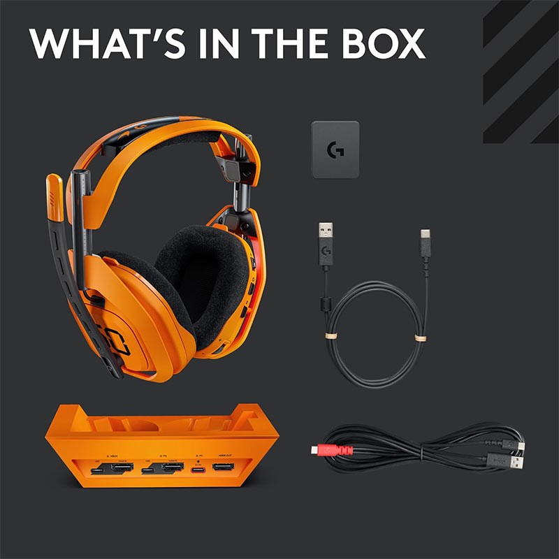 Logitech Astro A50 X McLaren Edition Wireless Gaming Headset And Base Station-35756