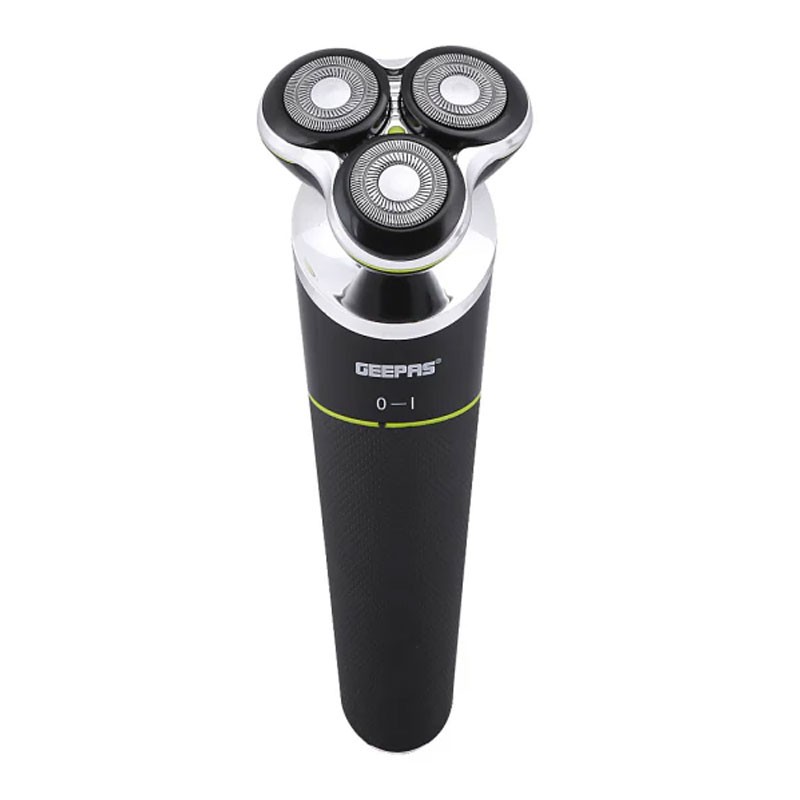 Geepas, Floating Blade, Men Electric Razor Beard Trimmer, Grooming Kit Rotary Cordless Body With Stand, Nose Hair Trimmer, Waterproof, 5 In 1 Grooming Kit, GTR56025UK -34051