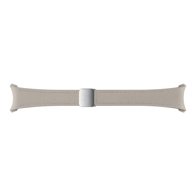 Samsung Galaxy Watch 6 D Buckle Hybrid Eco Leather Band Slim (S/M), Etoupe, ETSHR93SAEGWW -31987