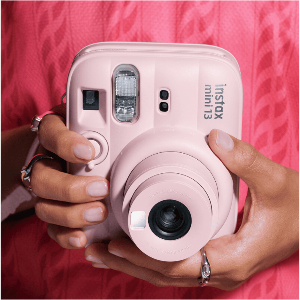 Fujifilm Instax Mini 13 Instant Camera, Automatic Flash, Instant 62x46mm Prints, Candy Pink-36883