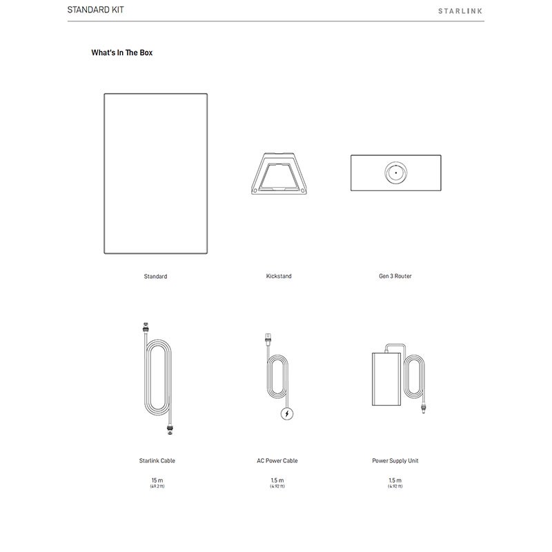 Starlink V4 Kit High-Speed Satellite Internet for Home or Remote Use-36172