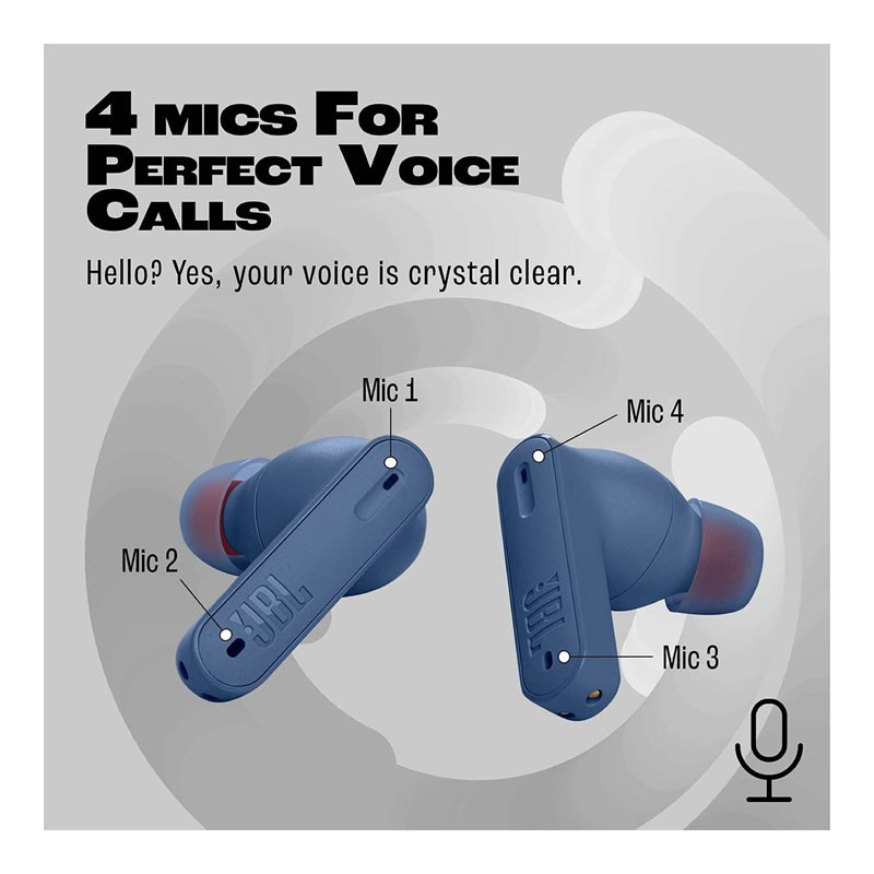 JBL Tune 230NC TWS, Active Noise Cancellation Earbuds With Mic, 40 Hrs Playtime With Speed Charge, Adjustable EQ APP, 4Mics For Perfect Calls, Google Fast Pair, Wireless Bluetooth Earbuds, HSW230-31667