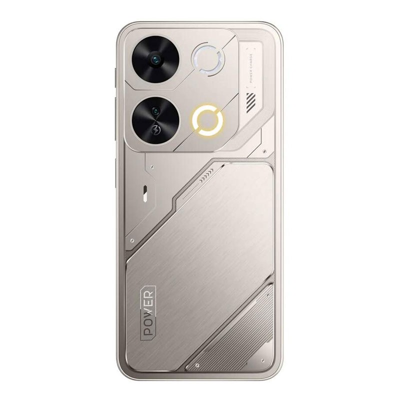 Itel P65, 4GB RAM, 128GB Storage, 6.7 Inch 120Hz IPS LCD Display, 5000mAh Battery With 18W Fast Charging, 50MP Rear Camera, Dual SIM, Android Smartphone, Cyber Titanium-30402