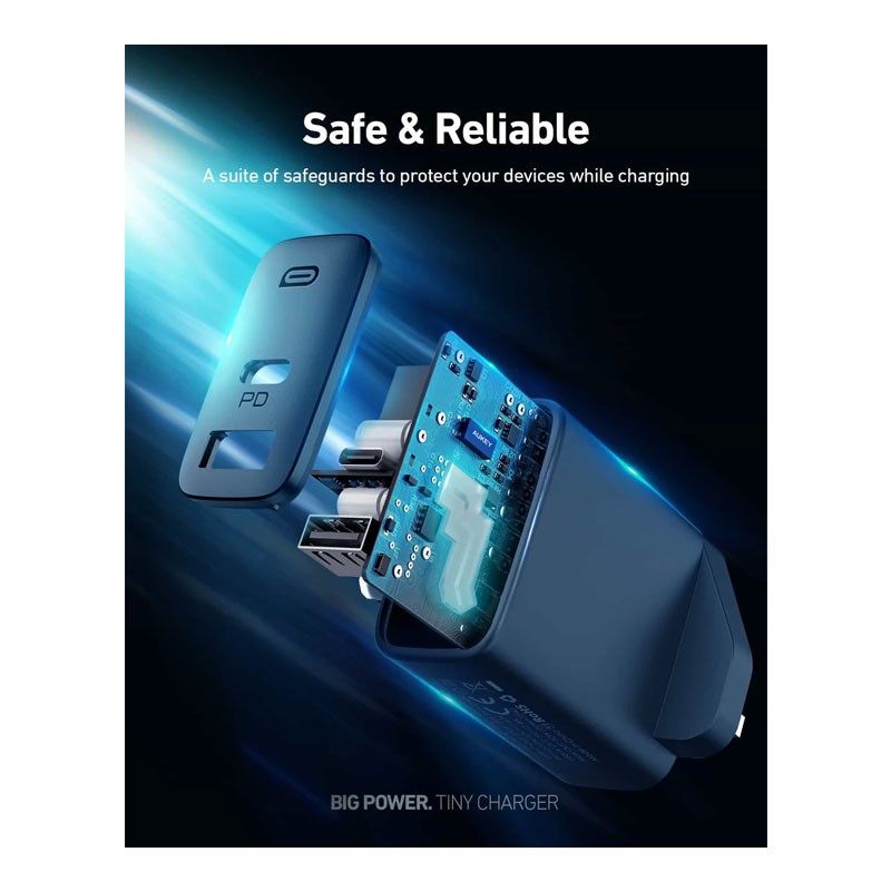 Aukey 32W Swift Series PD USB C Wall Fast Charger, PA-F3S-29825