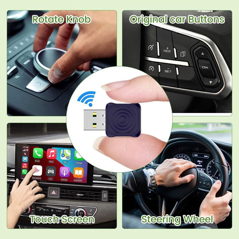 Carlinkit Mini Ultra Wireless CarPlay and Android Auto Adapter Bluetooth-36443