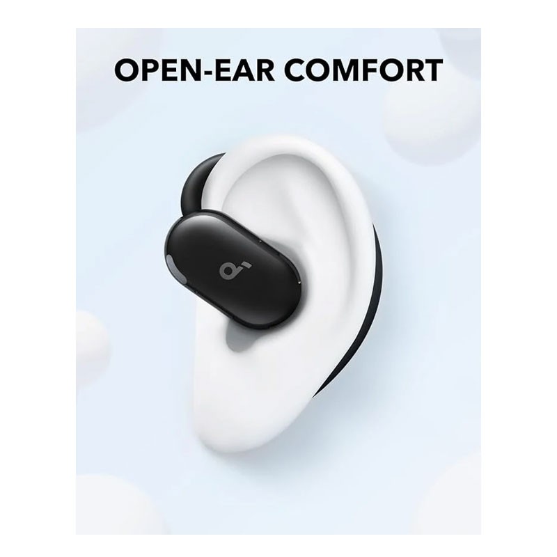 Anker Soundcore V20i, Adjustable Ear Hooks, Ultra Comfort, Snug Fit, Powerful Sound, Clear Calls, IP55, LED Lights, 36H Playtime, Multipoint Connection, Wireless Bluetooth Earbuds, Black, A3876H11-29141